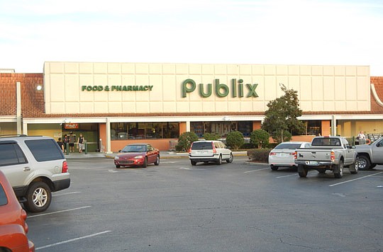 Photo by Karen Brune Mathis - The City and the St. Johns River Water Management District are reviewing preliminary plans for the demolition and reconstruction of the Publix Super Markets Inc. store in Cobblestone Crossing  in East Arlington
