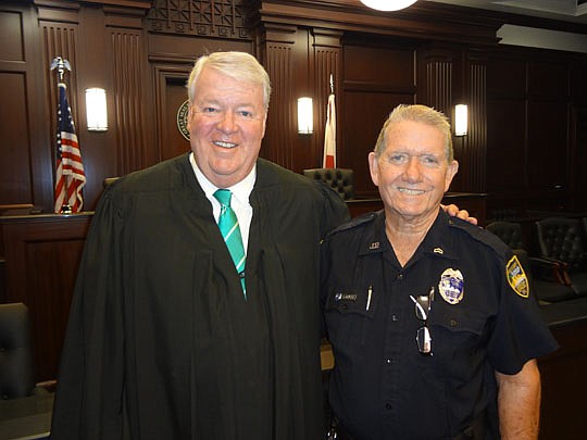 Chief Judge Don Moran with Boyette