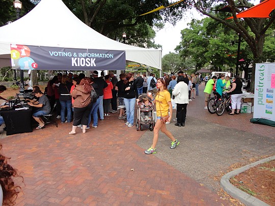The One Spark crowdfunding festival in April is estimated to have brought 130,000 people Downtown over five days.