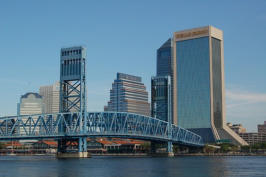 Jacksonville's skyline may one day be much brighter via a plan to install lights on buildings.