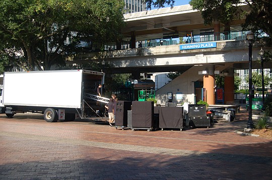 Photo by Max Marbut - The city issued a formal request for proposals in July seeking a private entity to manage Hemming Plaza and stage concerts and other events. The RFP was issued before many expected and the city has received no responses.