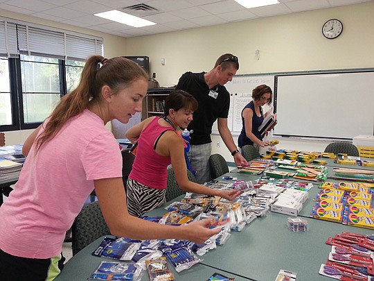 The Main Street America Group helped teachers and students at Woodland Acres Elementary School start the new school year by delivering a truckload of supplies.
