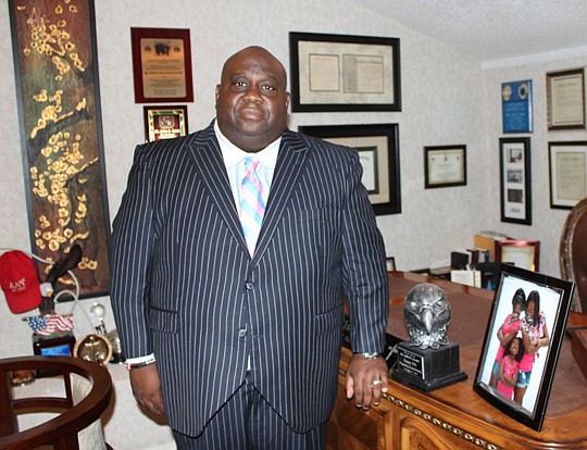 Photo by Marilyn Young - The Rev. John Guns has spent 17 years at St. Paul Missionary Baptist Church, working to help young men understand the need for making better choices in their lives.