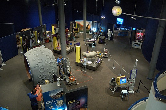 Photos by Max Marbut - "Great Balls of Fire: Comets, Asteroids and Meteors," the new feature exhibit at the Museum of Science &amp; History, comprises 3,000 square feet of interactive education about some of the smallest celestial bodies.