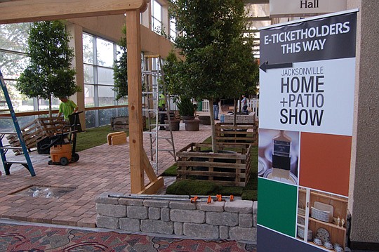 The entry foyer at the Prime Osborn Convention Center will be a paved garden for the 23rd edition of the Fall Home &amp; Patio Show.