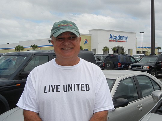 Toney Sleiman spent much of Saturday at a United Way of Northeast Florida benefit at his Atlantic North shopping center, where a Belk department store and Earth Fare grocer are planned.