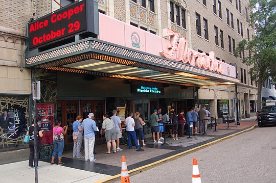 The line was long by 9 a.m. Monday and lasted into the afternoon at the Florida Theatre box office.