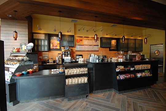 Nordstrom intends to open an Ebar coffee shop at its Jacksonville store. Nordstrom provided a photo of an Ebar interior.