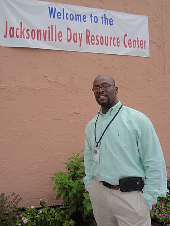 Tillis DeVaughn is the program manager for the Jacksonville Day Resource Center located Downtown.