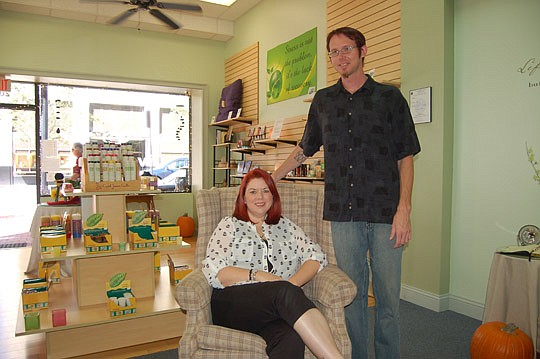 Ida Metzger and Daniel Day at Diversions Relaxation &amp; Gifts.