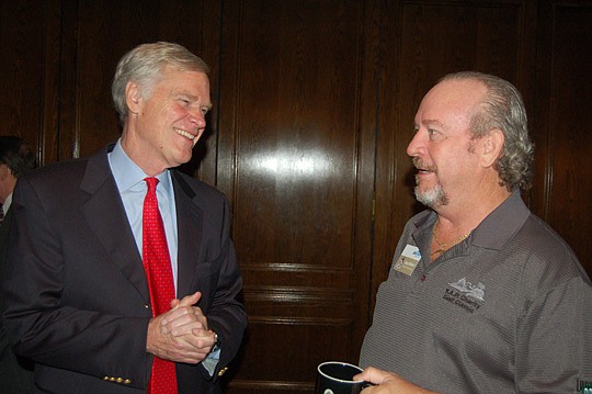 U.S. Rep. Ander Crenshaw, R-Fla., and Jepp Walter, past president of the Downtown Council of the JAX Chamber.
