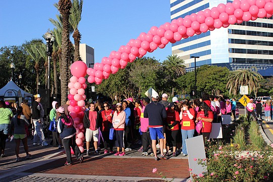 Thousands walk for breast cancer research