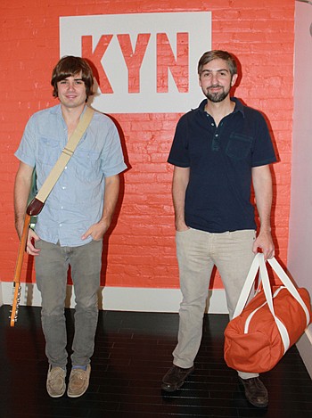Lee McAlilly (left) and Zach Lever, co-founders of Original Fuzz, are in the inaugural KYN business accelerator class.
