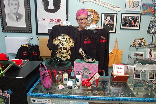 Cindy Platt has stocked Grease Rags Clothing Co., at 40 W. Monroe St. with new items for holiday shopping. The store is open 10 a.m.-6 p.m. Friday and Saturday with 20 percent off all merchandise, including markdowns.