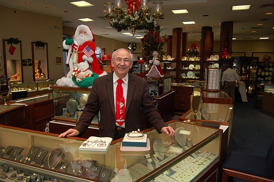 Photos by Max Marbut - Roy Thomas at Jacobs Jewelers offers fine jewelry, timepieces, china and gifts including Waterford crystal. The store has been open Downtown since 1890.