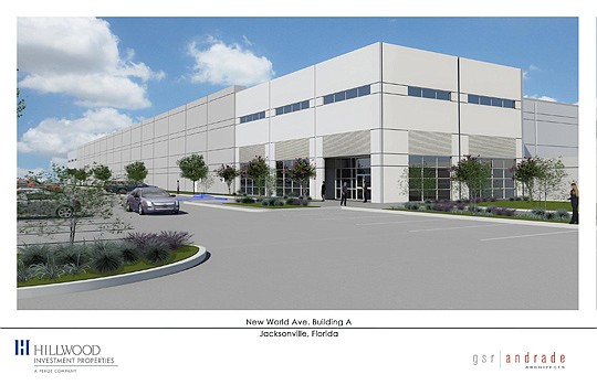 Hillwood Investment Properties applied for a permit to build its first speculative building at Cecil Commerce Center.