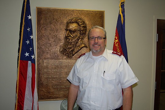 Maj. Thomas McWilliams, Salvation Army Northeast Florida area commander.