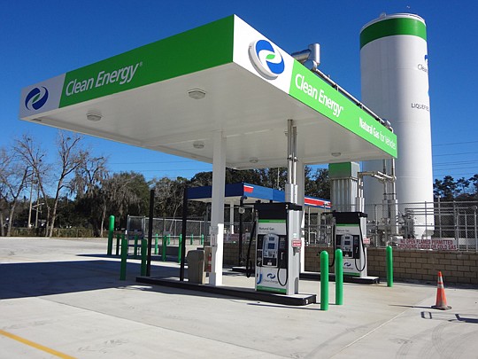 Clean Energy Fuels Corp. recently opened a liquefied natural gas fueling station at 460 Lane Ave. The company announced in October its plans to build a facility that can supply up to 300,000 gallons per day of the fuel for ships and business owners.