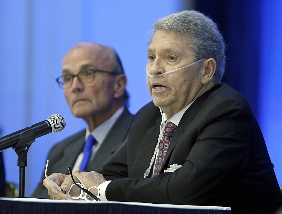 CSX CEO Hunter Harrison at the railroadâ€™s annual meeting in Richmond, Virginia, on June 5.