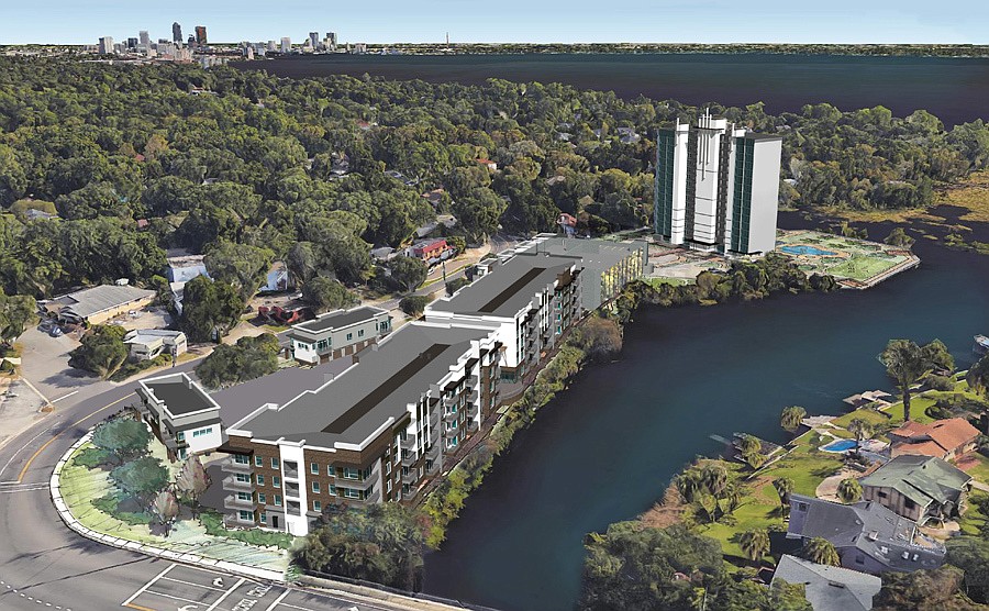 A ceremonial groundbreaking is scheduled July 12 to mark redevelopment of the Commander Apartments and St. Johns Village project, shown in an artistâ€™s rendering.