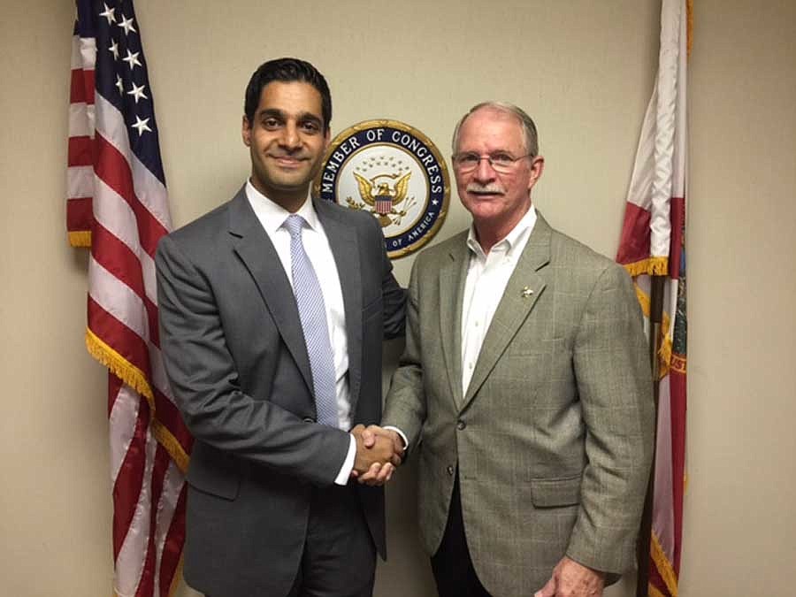 Asghar Syed and U.S. Rep. John Rutherford (R-Jacksonville). Rutherford supported House Resolution 257, which â€œcondemns hate crime and any other form of racism, religious or ethnic bias, discrimination,
