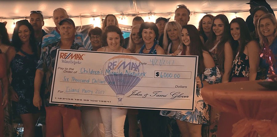 RE/MAX WaterMarke raised $6,000 to support Childrenâ€™s Miracle Network hospitals.