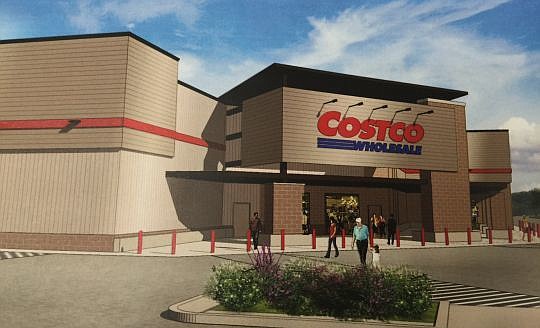 An artistâ€™s rendering of the Costco store planned for Collins and Parramore roads south of Interstate 295.