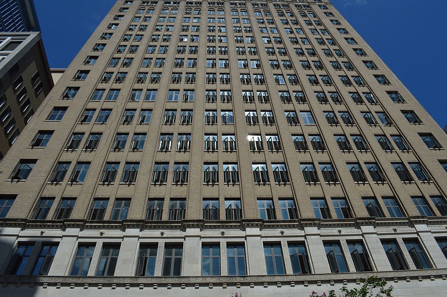 The 18-story Barnett Bank building at 112 W. Adams St. is slated for a 14-month redevelopment.