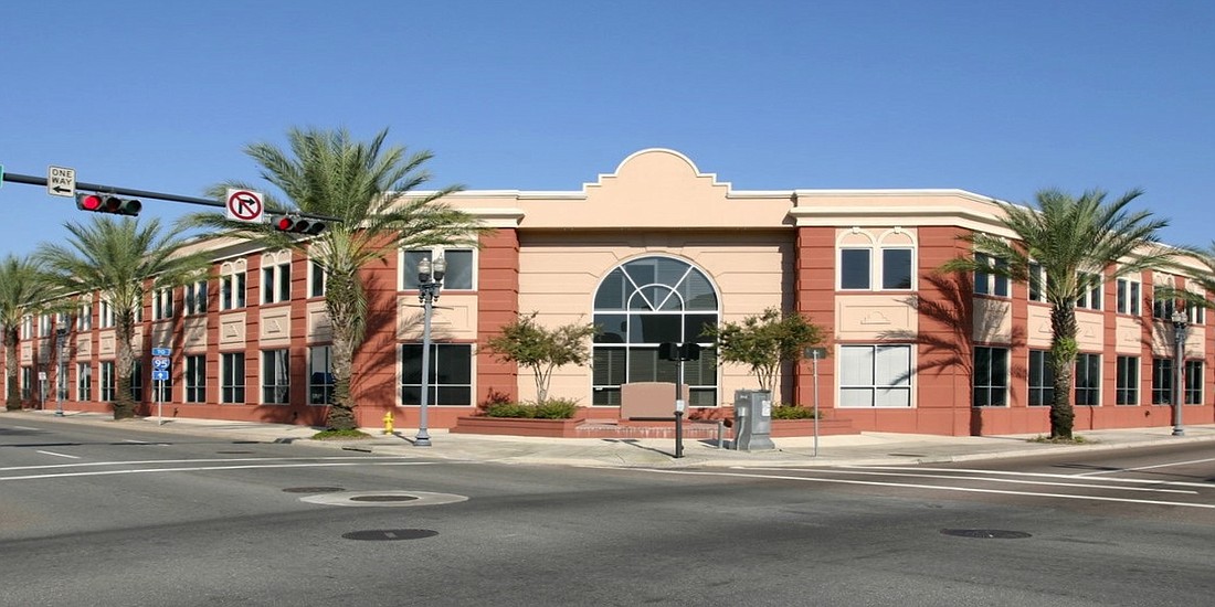 The Diamond S Building, formerly the Elkins Building, at 701 W. Adams St. is a block from the Duval County Courthouse.