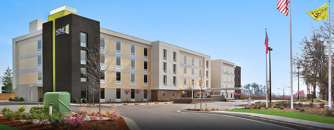 The Home2 Suites in Augusta, Georgia. Hotelier Kanti Patel intends to open the first in Jacksonville late next year near Gate Parkway.