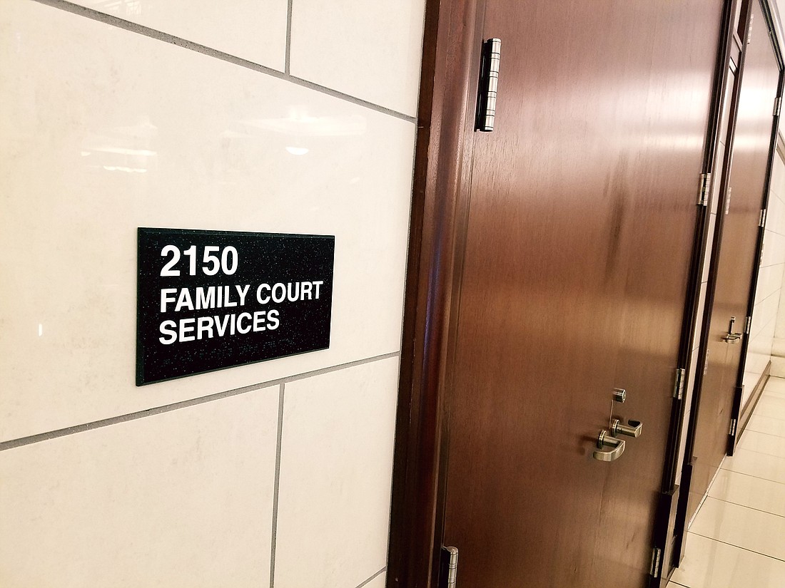 Family Court Services department at the Duval County Courthouse.