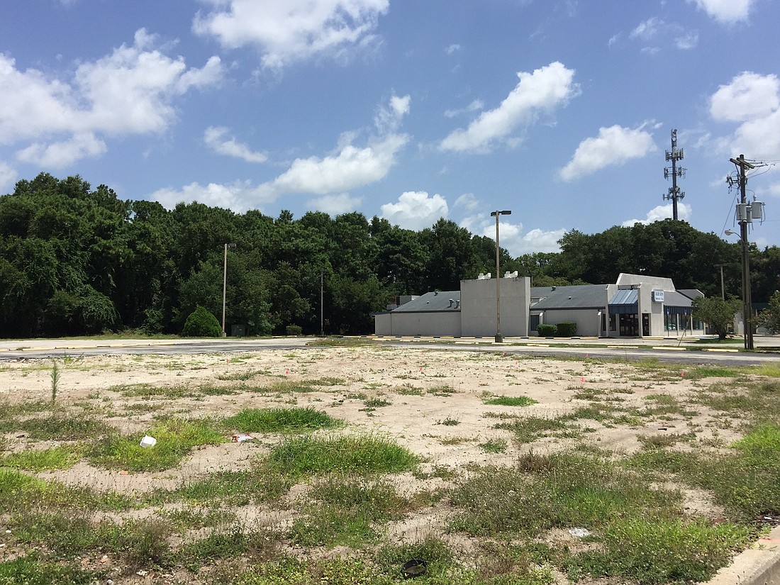 The 3.3-acre site of the proposed Jackson Commons housing development.