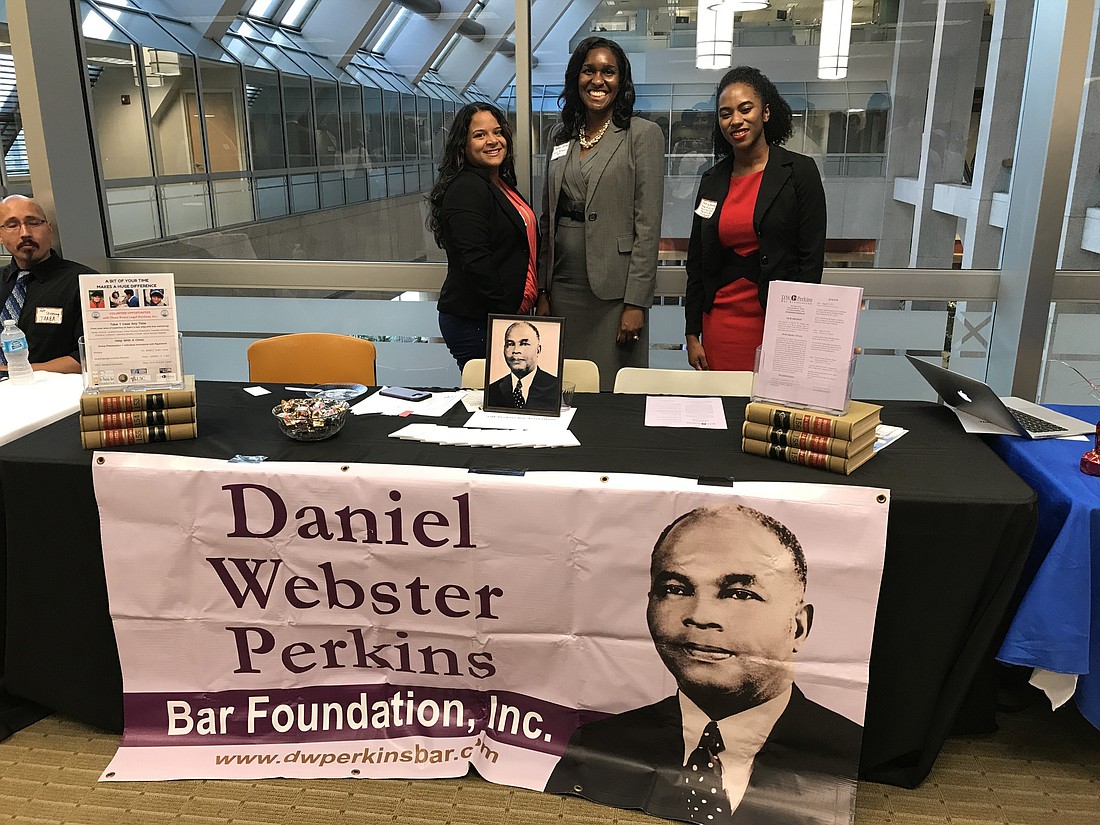 President Amber Donley represented the D.W. Perkins Bar Foundation along with Destardes Moore and Katrina Hamilton.
