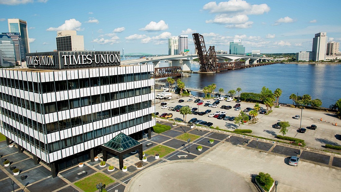 While The Florida Times-Union newspaper has been sold, the 1 Riverside Ave. property remains with the Morris family, who put it up for sale a year ago.