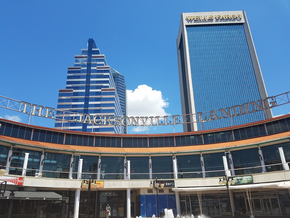 The Jacksonville Landing, built in 1987, has seen a large drop in tenants over the years.