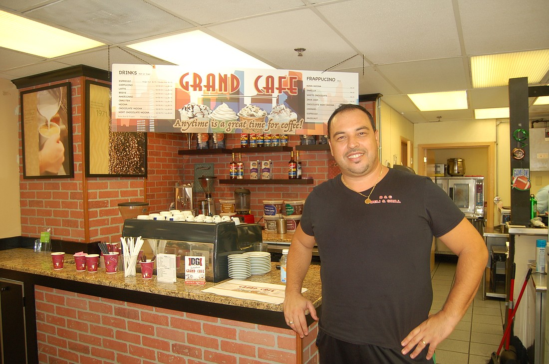 Gilbert Rexhepi, co-owner of D&G Deli and Grill Downtown on East Bay Street. (Photo by Max Marbut)