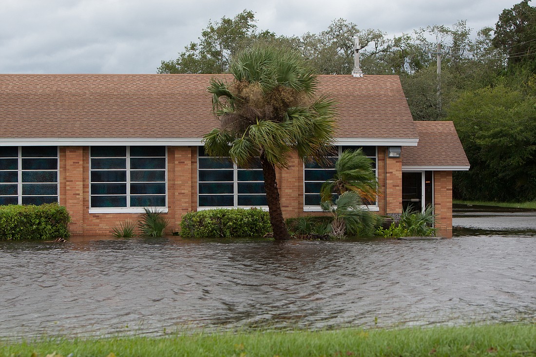 Hurricane Irma flooded many homes in Jacksonville. Federally backed loans require flood insurance for homes in a flood plain. (City of Jacksonville)