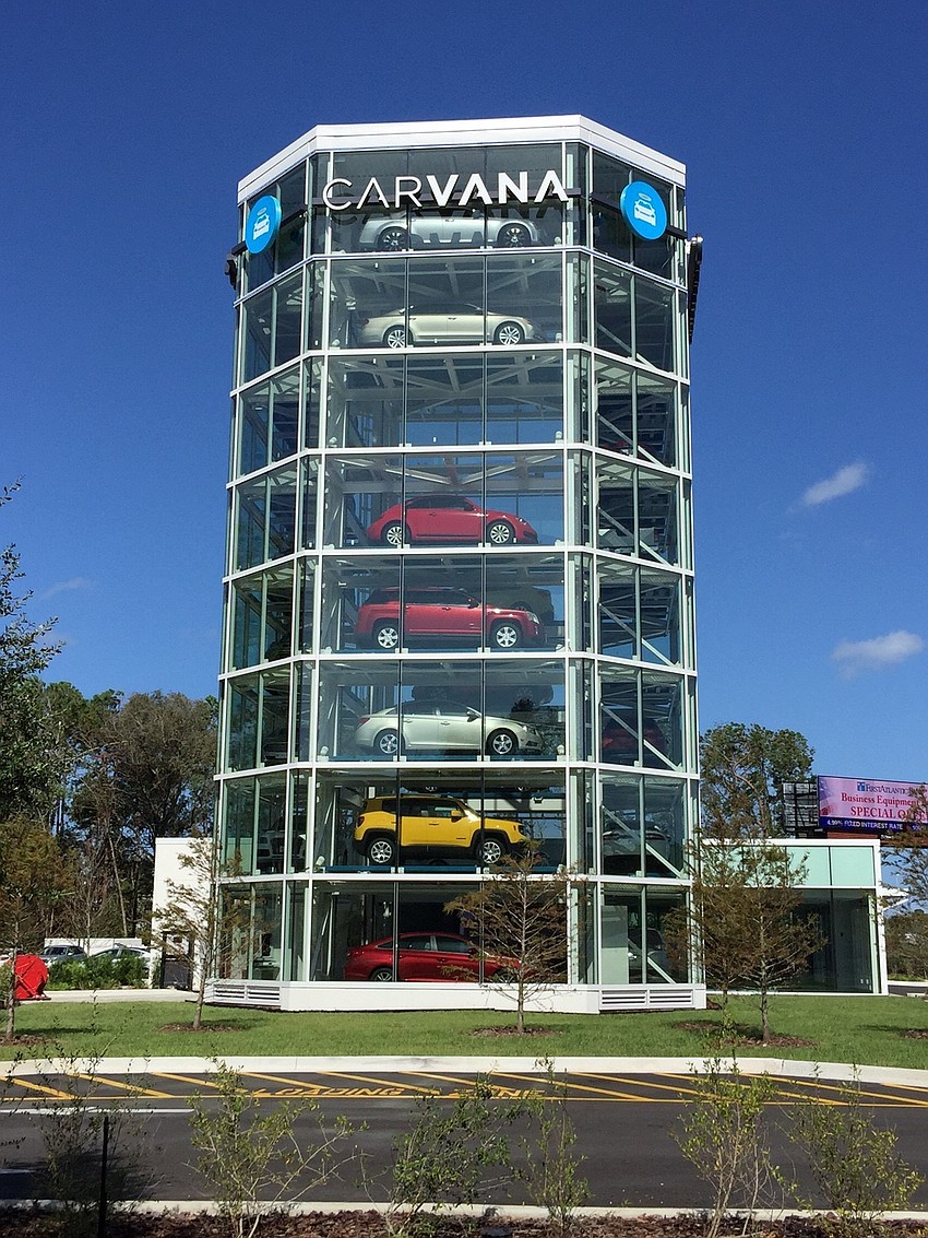 Carvana’s eight-level Car Vending Machine opened Oct. 4 at 4777 Lenoir Ave., just off Interstate 95 and Butler Boulevard.