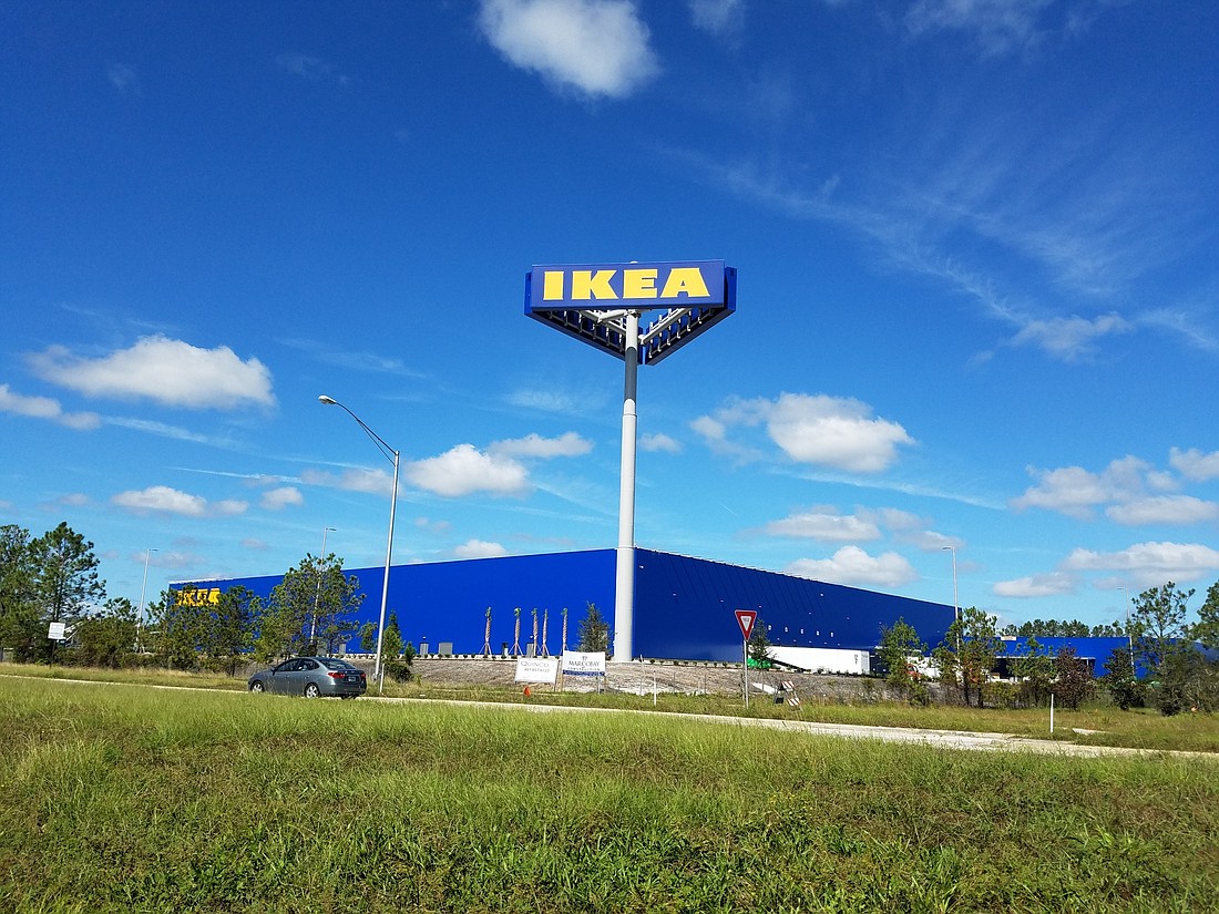 The Jacksonville Ikea store at Gate Parkway and Interstate 295 will open at 9 a.m. Nov. 8, but the store is inviting people to start camping out Nov. 6.