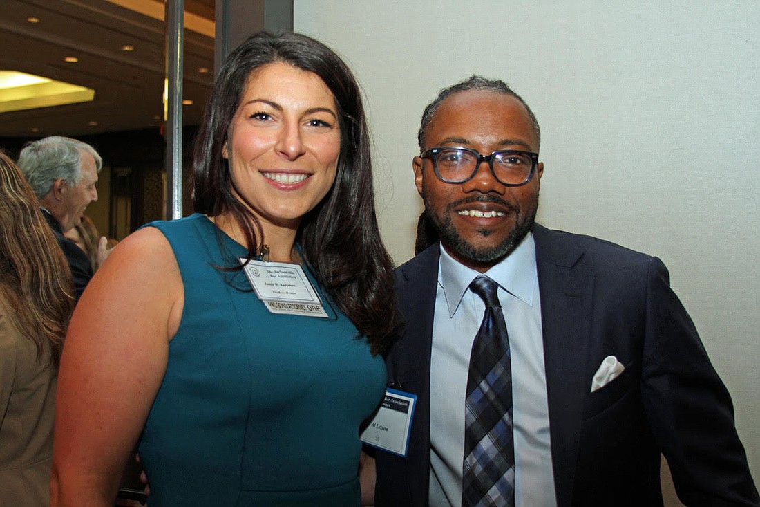 Jamie Karpman, an attorney with U.S. Department of Housing and Urban Development, and journalist Al Letson.