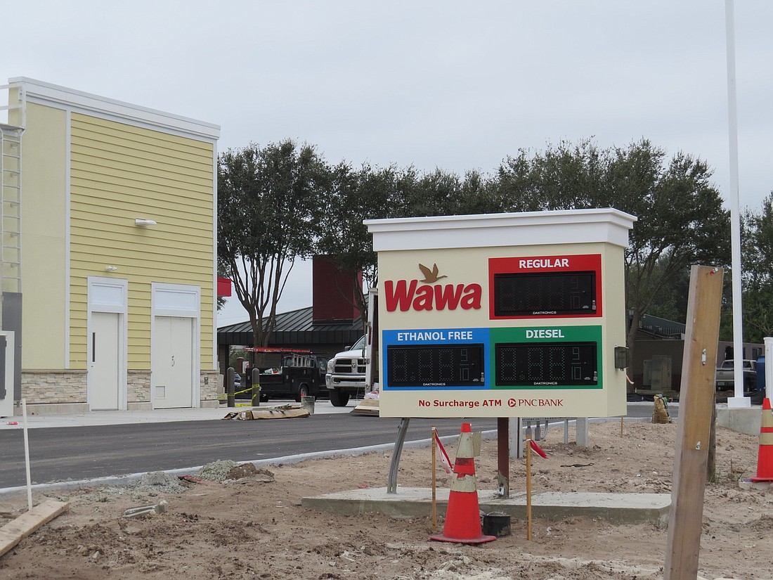 No opening date has been announced for the Wawa gas station and convenience store under construction at 4866 Gate Parkway.