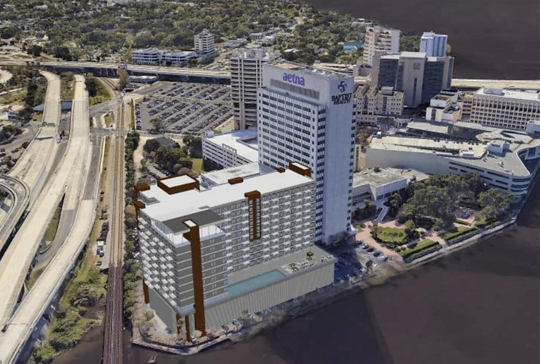 Jacksonville-based Ventures Development Group is working to build a high-rise residential tower on the Downtown Southbank.