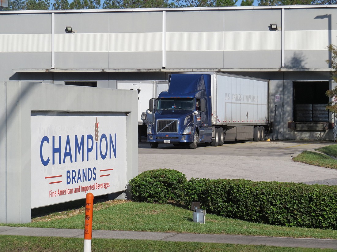 Champion Brands is based at 5571 Florida Mining Blvd. S., where it maintains a distribution center for beer and other beverages. It is   It is considering building an office headquarters there.
