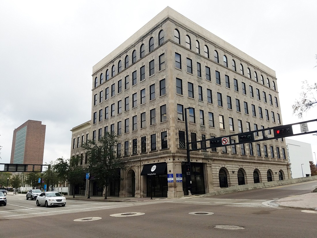 The Dyal-Upchurch Building opened a year after the Great Fire of 1901 destroyed much of Downtown. It served as the headquarters of Atlantic National Bank.
