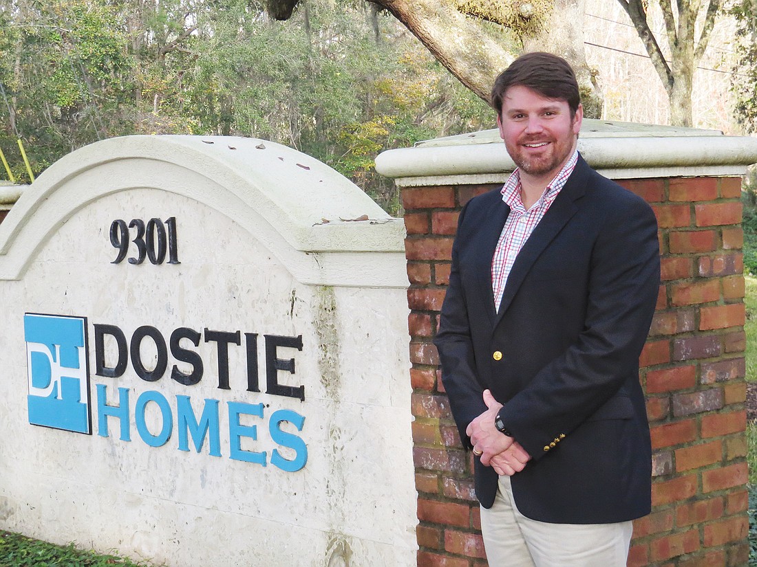 Chris Dostie, president of Dostie Homes, is the 2018 president of the Northeast Florida Builders Association.