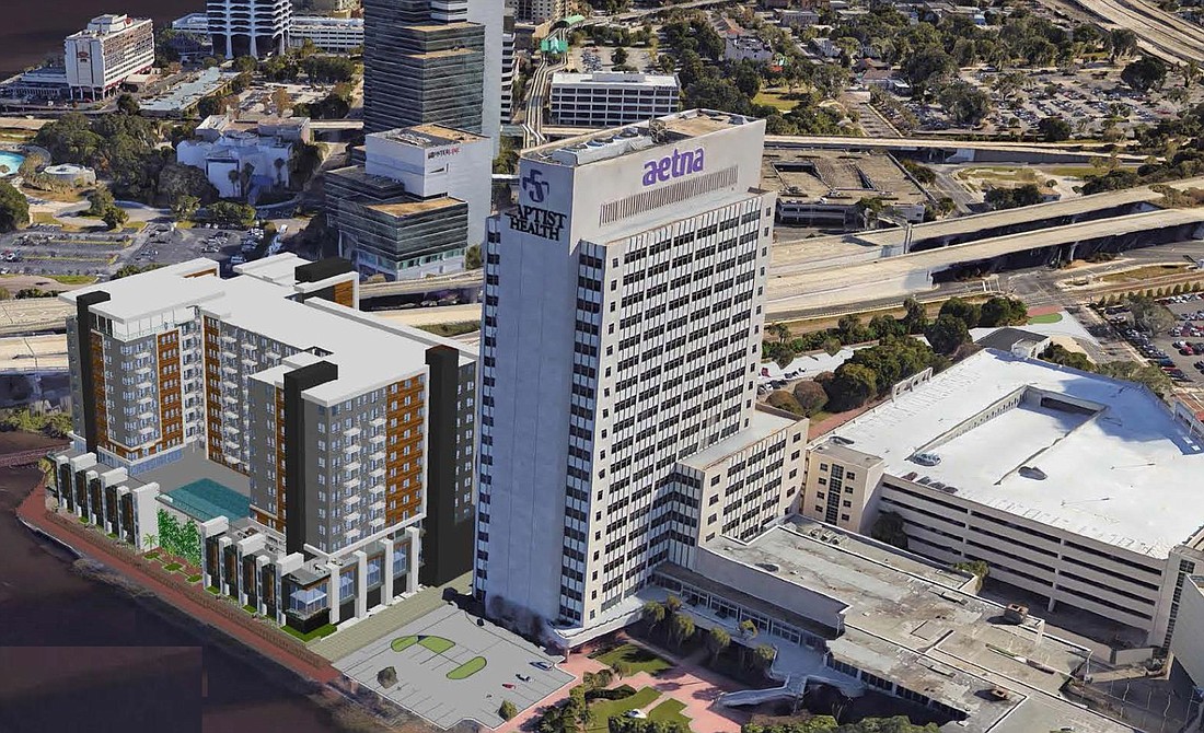 Ventures is seeking to build a 13-story residential tower next door to the former Aetna Building on the Southbank. The Aetna Building is now called Eight Forty One.