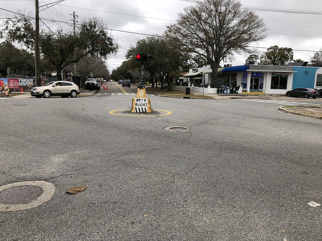 The Five Points traffic beacon at Park, Margaret and Lomax streets will soon be moved.