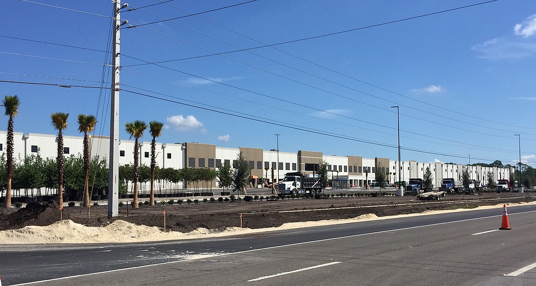 The 1 million-square-foot Amazon fulfillment center at 13333 103rd St. was built by Hillwood, the master developer of Cecil Commerce Center.