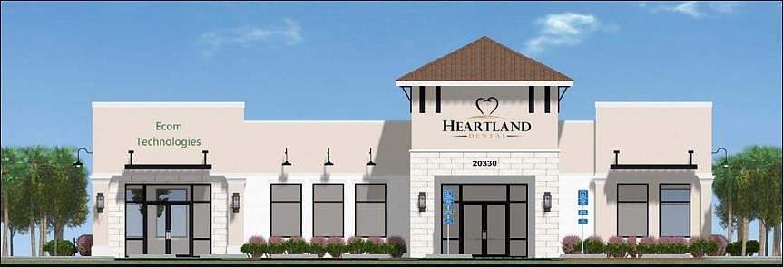 A rendering of a Heartland Dental office proposed in Estero. The company is planning two offices in Jacksonville.