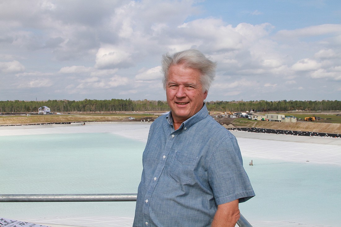 John Kinsey, principal of Twin Creeks Development group, the developer of the Beachwalk community.